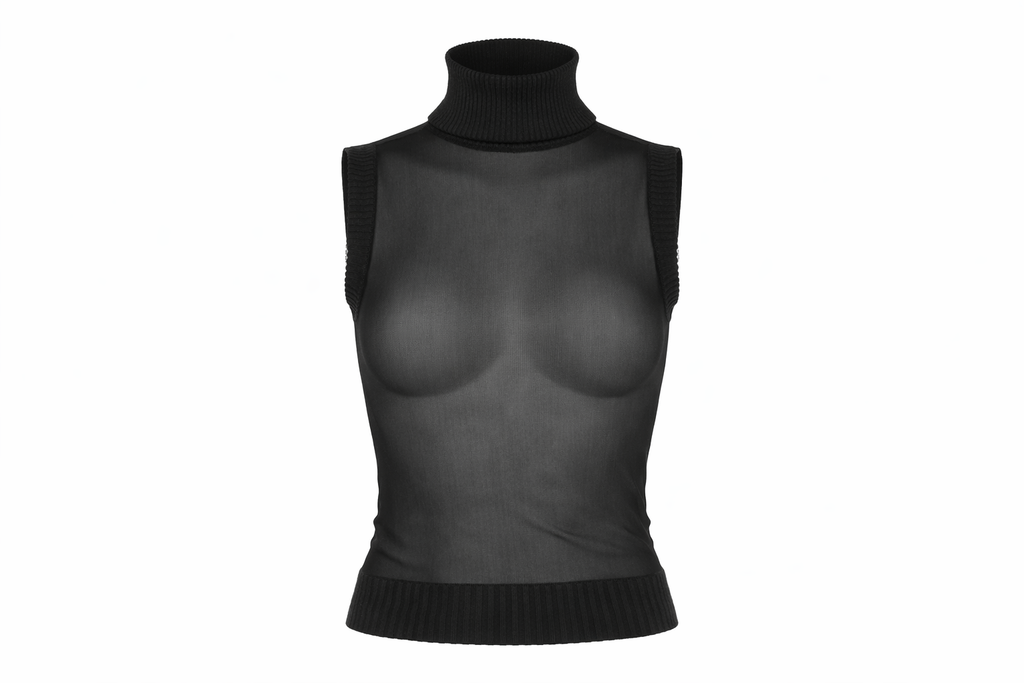 Midnight Mesh Top