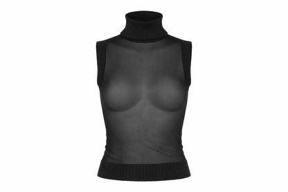 Midnight Mesh Top
